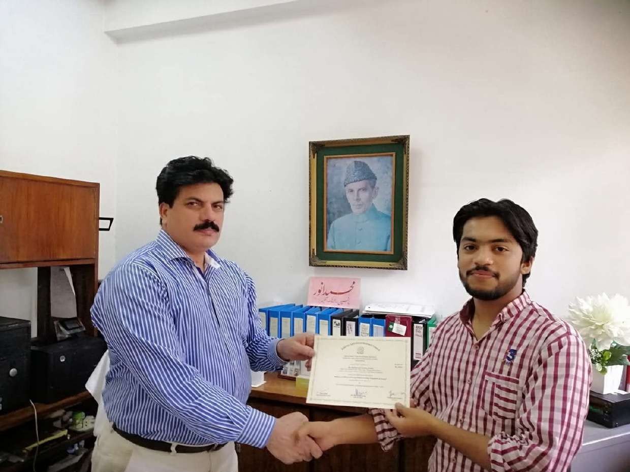 Certificate of completion presentation