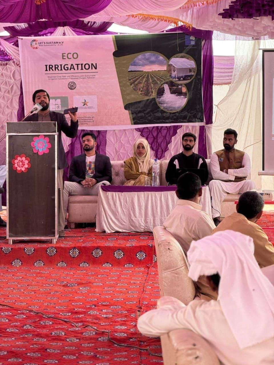 Invited speaker at the Eco Irrigation panel